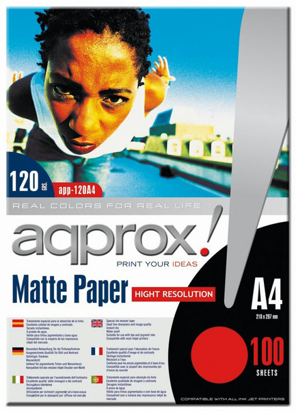 Approx APP120A4 A4 (210×297 mm) Matte White inkjet paper