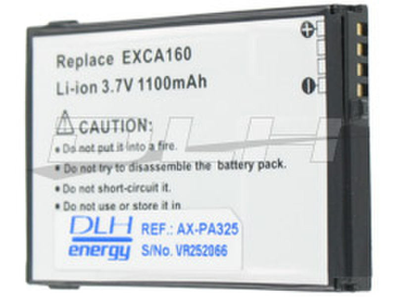 DLH LI-ION 3.7V 1100mAh Lithium-Ion (Li-Ion) 1100mAh 3.7V rechargeable battery