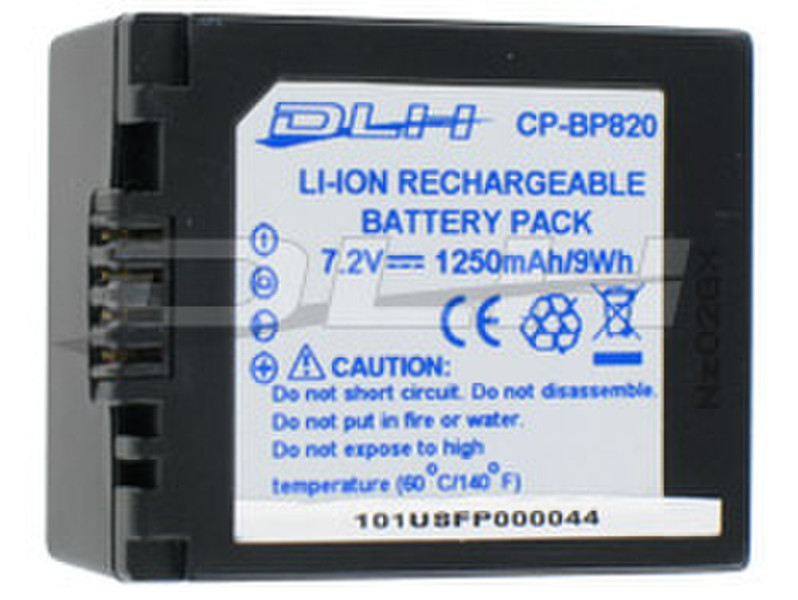 DLH LI-ION 7.2V-1250mAh-9Wh Литий-ионная (Li-Ion) 1250мА·ч 7.2В аккумуляторная батарея