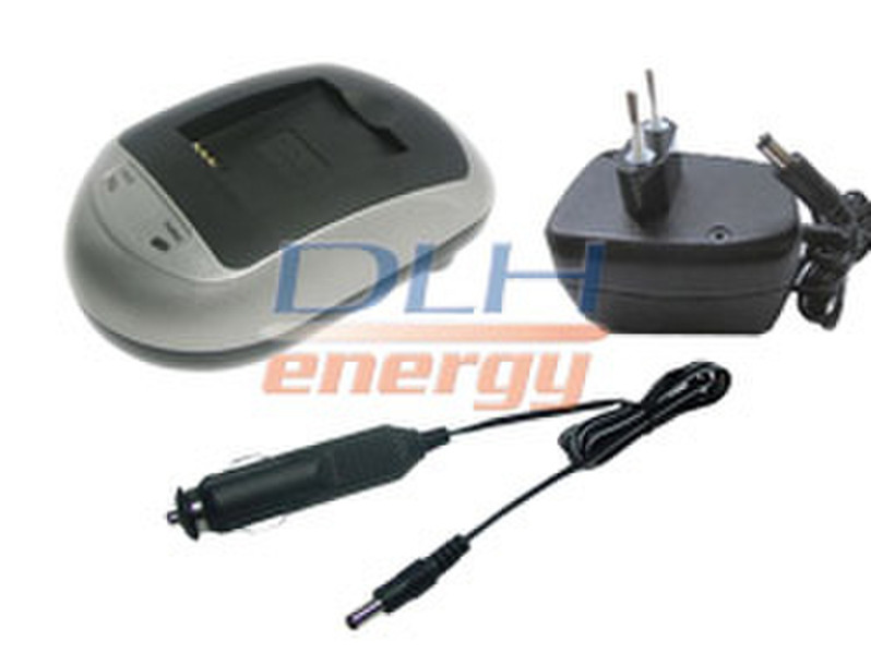 DLH External charger 220V&12V Auto Black,Silver
