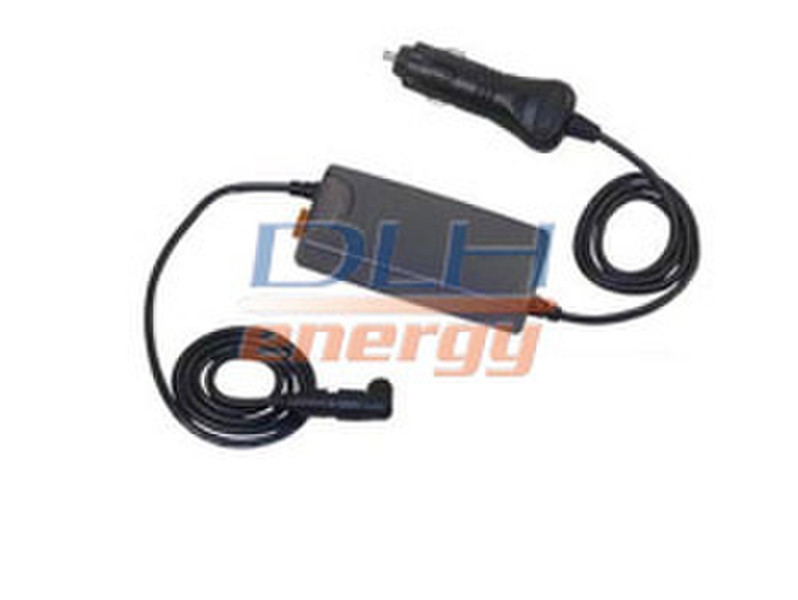 DLH Car & Aircraft Adapter 19V-90W 2xUSB C 90Вт Черный адаптер питания / инвертор