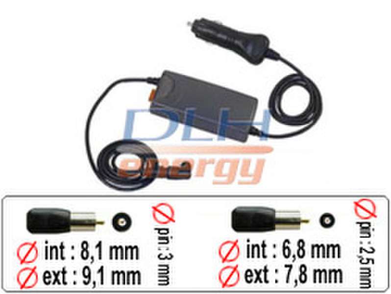 DLH Car adapter 24V-75W G 75W Black power adapter/inverter