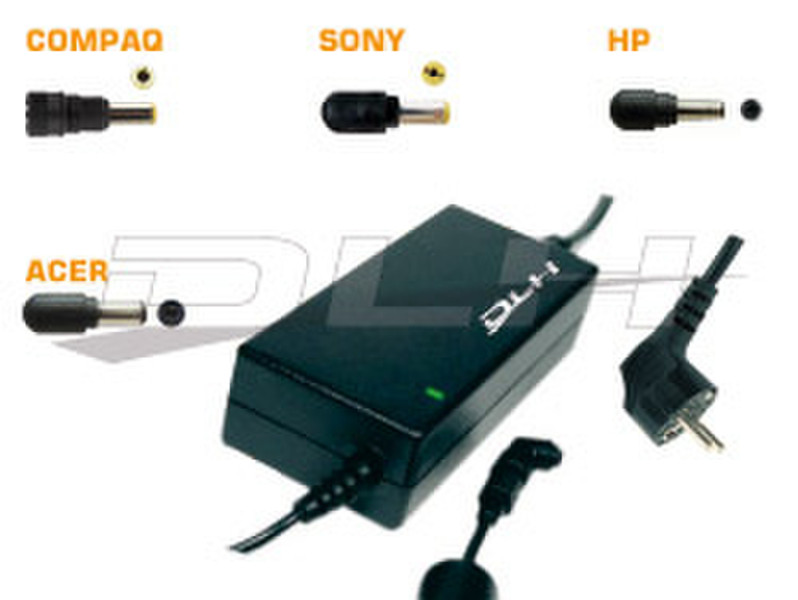 DLH 12V-5A-60W C-V-B-T 60W Black power adapter/inverter
