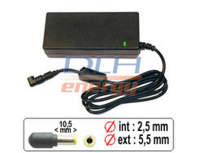 DLH AC Adapter 20V-2.5A 50W C 50W Schwarz Netzteil & Spannungsumwandler