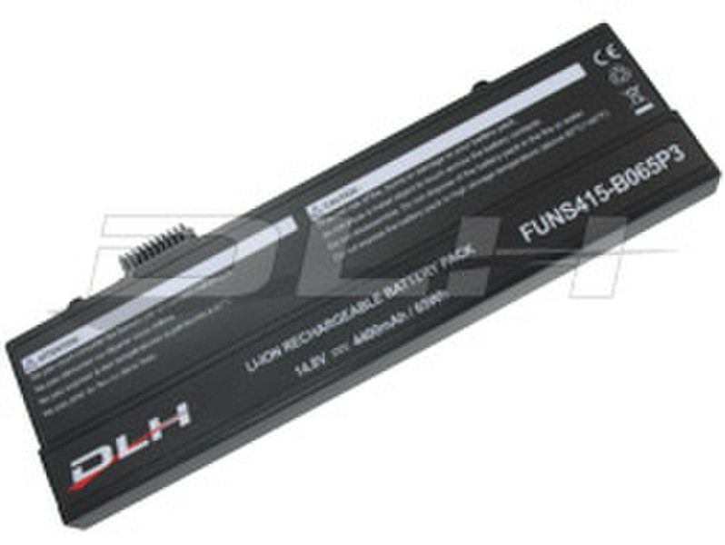 DLH LI-ION 14.8V-4400mAh-65Wh BLACK STANDARD Литий-ионная (Li-Ion) 4400мА·ч 14.8В аккумуляторная батарея