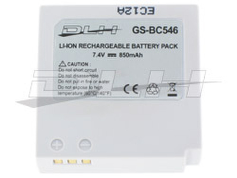 DLH LI-ION 7.4V-850mAh Lithium-Ion (Li-Ion) 850mAh 7.4V rechargeable battery