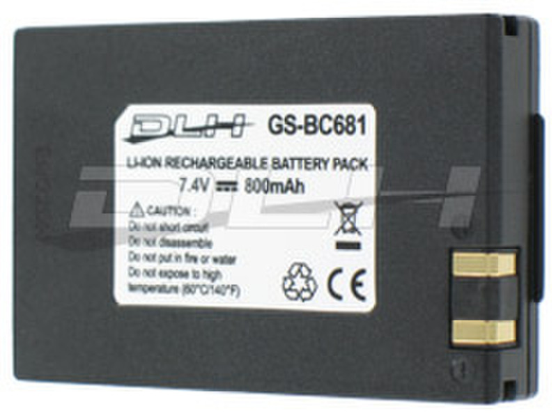 DLH LI-ION 7.4V-800mAh-5.9Wh Lithium-Ion (Li-Ion) 800mAh 7.4V Wiederaufladbare Batterie