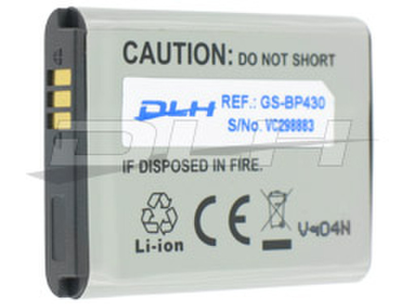 DLH LI-ION 3.7V-800mAh Литий-ионная (Li-Ion) 800мА·ч 3.7В аккумуляторная батарея