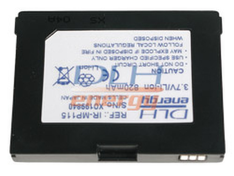 DLH LI-ION 3.7V 820mAh Литий-ионная (Li-Ion) 820мА·ч 3.7В аккумуляторная батарея