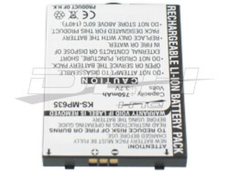 DLH LI-ION 3.7V 750mAh Литий-ионная (Li-Ion) 750мА·ч 3.7В аккумуляторная батарея