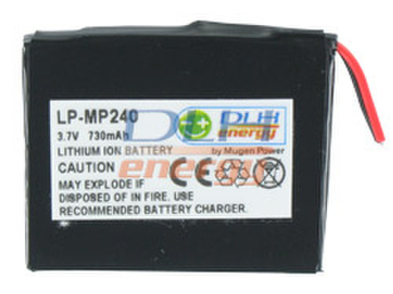 DLH LI-ION 3.7V 730mAh Lithium-Ion (Li-Ion) 370mAh 3.7V rechargeable battery