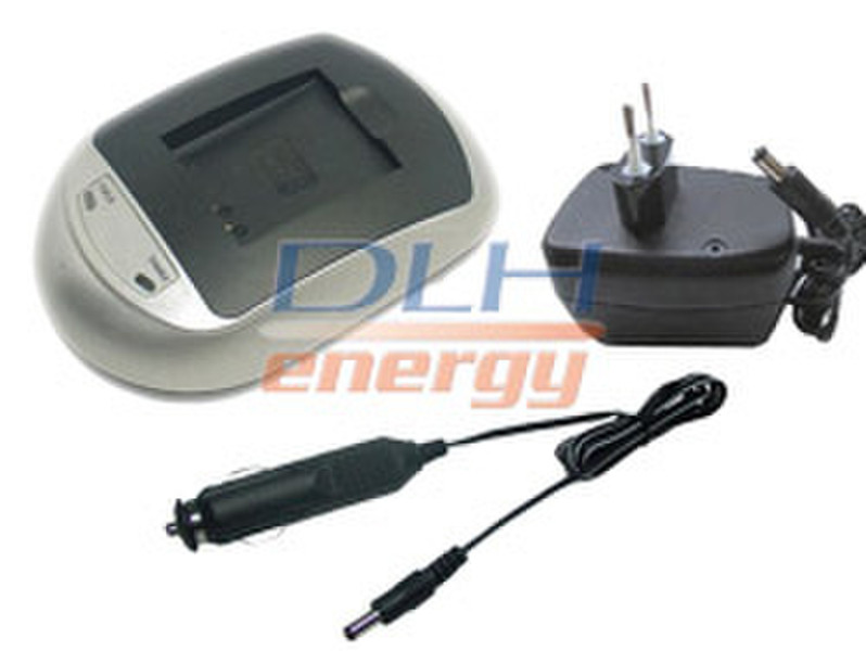 DLH External charger 220V&12V Schwarz, Grau