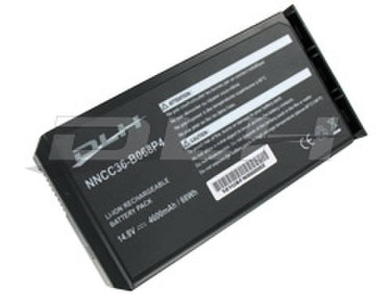 DLH LI-ION 14.8V 4600mAh-68Wh BLACK STANDARD Литий-ионная (Li-Ion) 4600мА·ч 14.8В аккумуляторная батарея