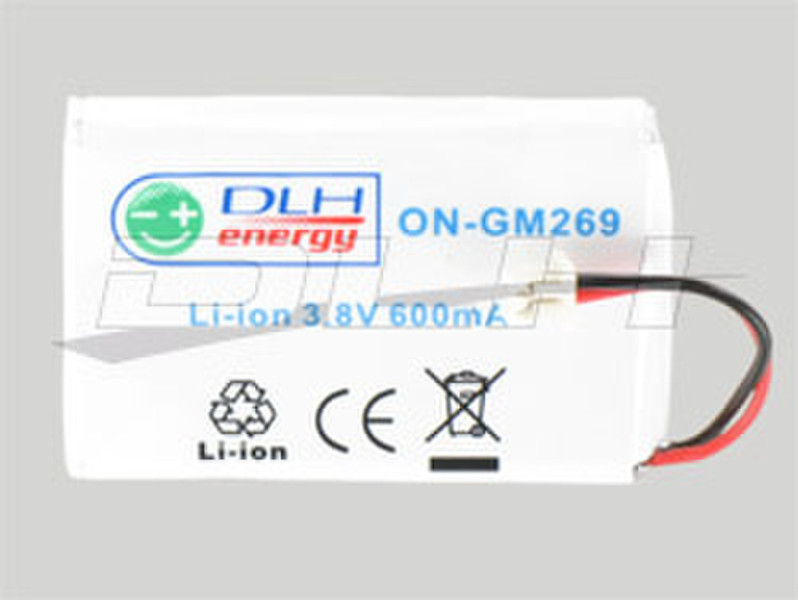 DLH LI-ION 3.8V 600mAh Литий-ионная (Li-Ion) 600мА·ч 3.8В аккумуляторная батарея