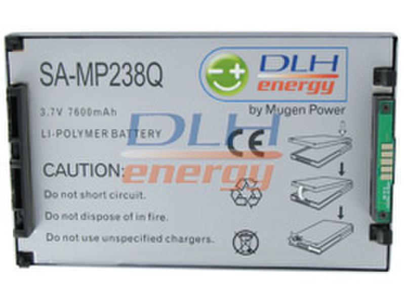 DLH LI-POL 3.7V 7600mAh Lithium Polymer (LiPo) 7600mAh 3.7V rechargeable battery