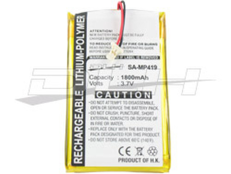 DLH LI-POL 3.7V 1800mAh Lithium Polymer (LiPo) 1800mAh 3.7V rechargeable battery