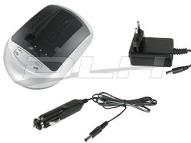 DLH External charger 220V&12V Auto Black,Silver