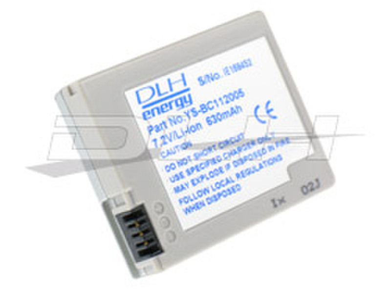 DLH LI-ION 7.2V-630mAh Lithium-Ion (Li-Ion) 630mAh 7.2V rechargeable battery