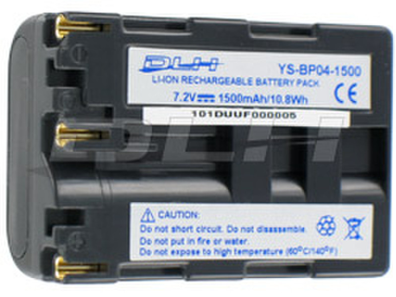 DLH LI-ION 7.2V-1500mAh-10.8Wh Литий-ионная (Li-Ion) 1500мА·ч 7.2В аккумуляторная батарея