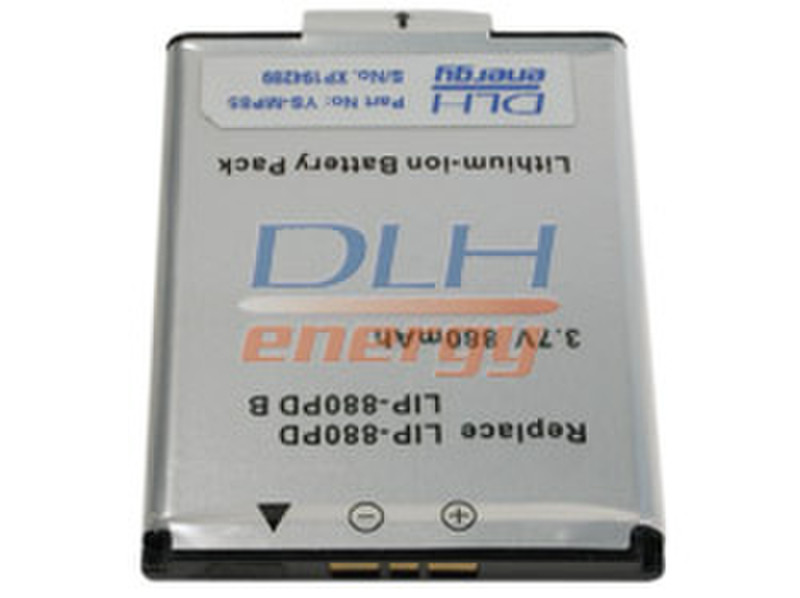 DLH LI-ION 3.7V-880mAh Литий-ионная (Li-Ion) 880мА·ч 3.7В аккумуляторная батарея