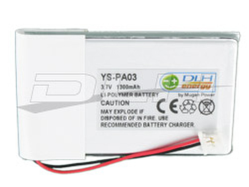 DLH LI-POL 3.7v 1300mAh Lithium Polymer (LiPo) 1300mAh 3.7V rechargeable battery