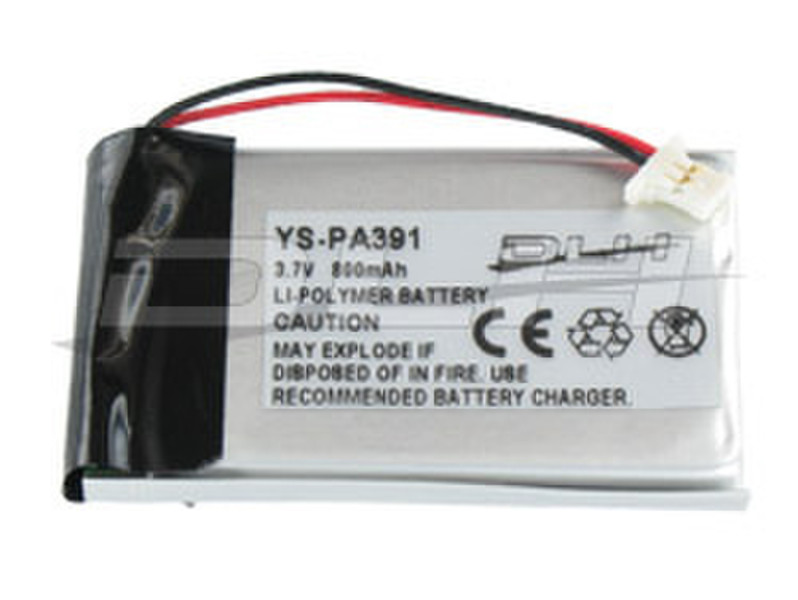 DLH LI-POL 3.7V 800mAH Литий-полимерная (LiPo) 800мА·ч 3.7В аккумуляторная батарея