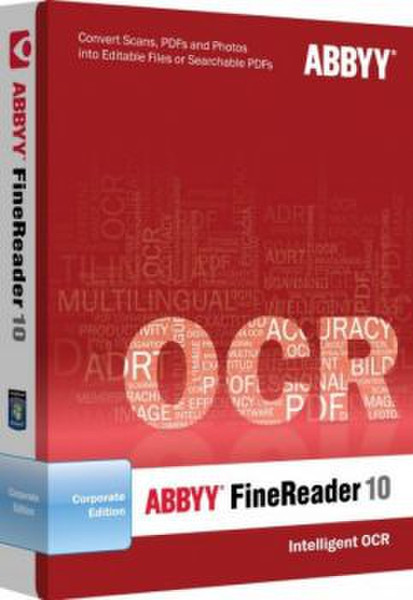 Avanquest ABBYY FineReader 10 Corporate Edition, 1u