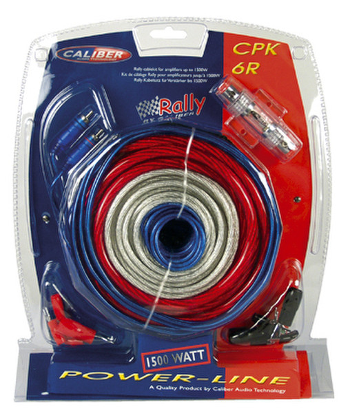 Caliber CPK6R 1m Mehrfarben Stromkabel
