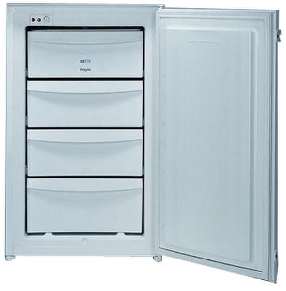 Pelgrim PVS8144A freestanding 86L A+ White freezer