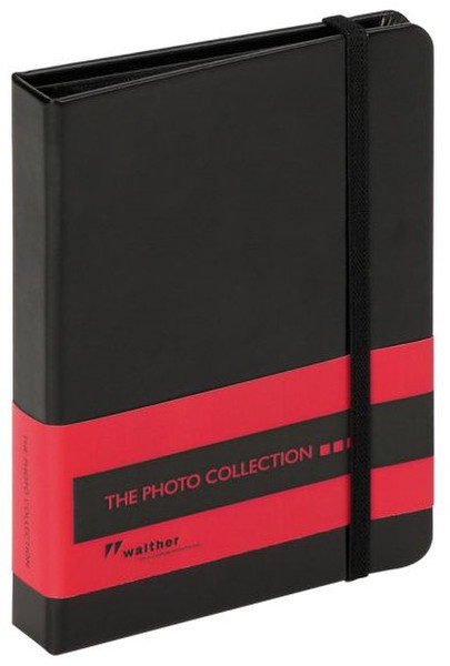 Walther Photo Collection Black,Red photo album