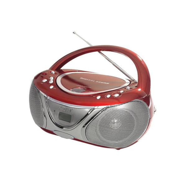 Marquant MPR-83 Portable CD player Rot, Silber