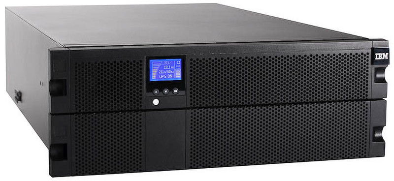 IBM UPS 6000VA LCD 6000VA 10AC outlet(s) Rackmount Black uninterruptible power supply (UPS)