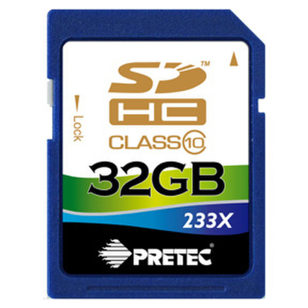 Pretec 32GB SDHC 233x 32GB SDHC memory card