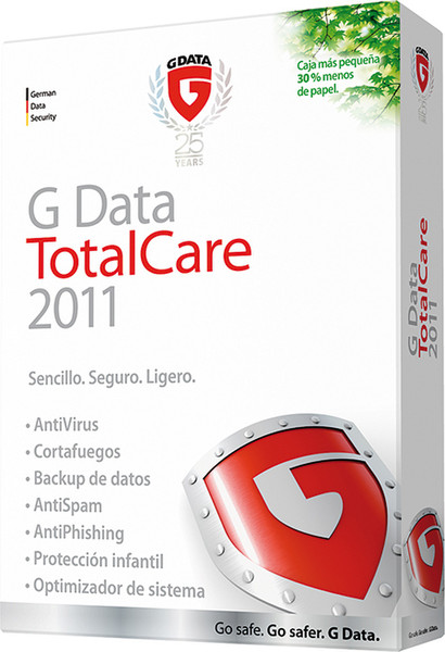 G DATA TotalCare 2011 1user(s) 1year(s) Spanish