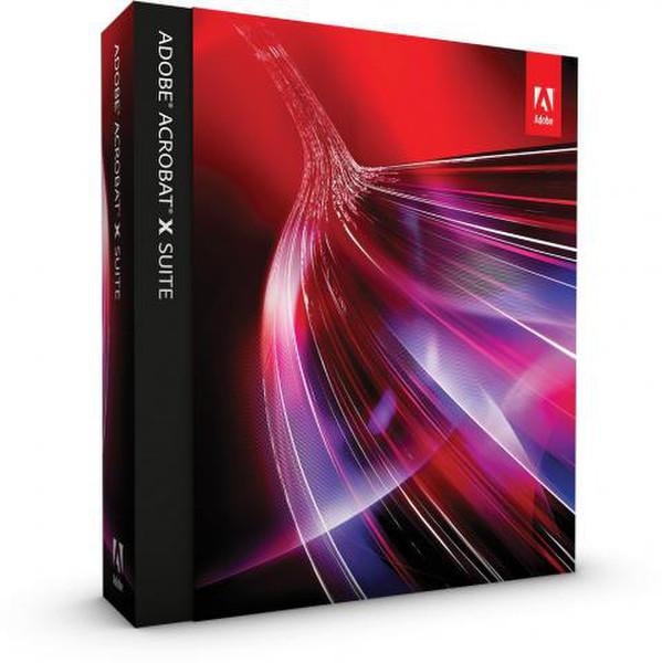 Adobe Acrobat family X Suite, Win, 1u, EN