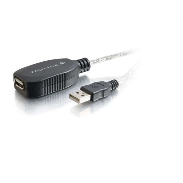 C2G 12m USB 2.0 12м USB A USB A Белый кабель USB