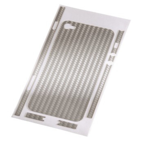 Hama 00108151 Apple iPhone 4 Silver mobile phone feaceplate