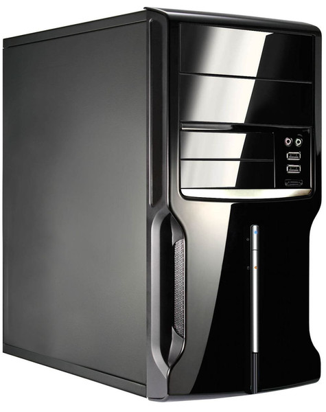 Compucase 6T18 Mini-Tower Schwarz Computer-Gehäuse