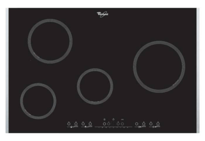 Whirlpool ACM 707 LX Встроенный Induction hob Черный