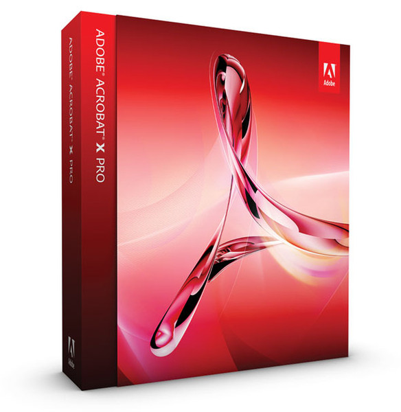 Adobe Acrobat family X Pro, Win, DVD, FR