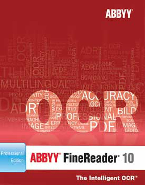 ABBYY FineReader 10 Professional, UPG, ESD