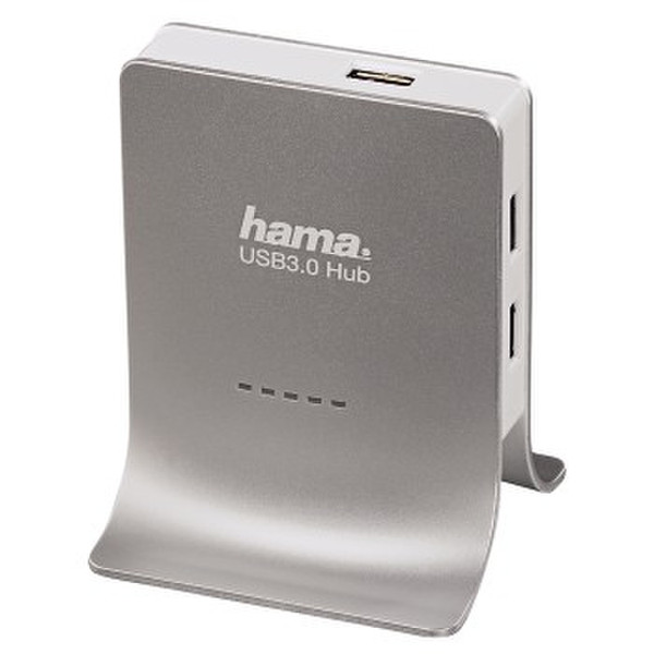 Hama 00039875 5000Мбит/с Cеребряный хаб-разветвитель