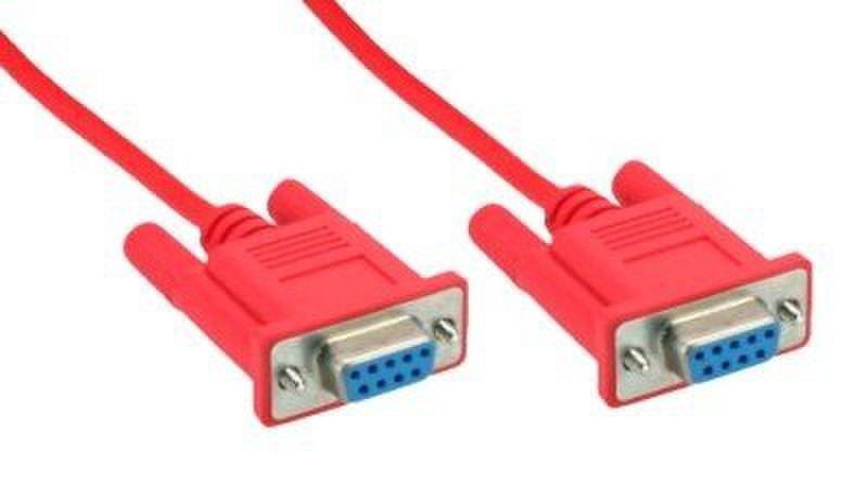 InLine 12222B 2m Red networking cable