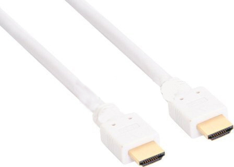 InLine 1m HDMI 1.3 1м HDMI HDMI Белый HDMI кабель