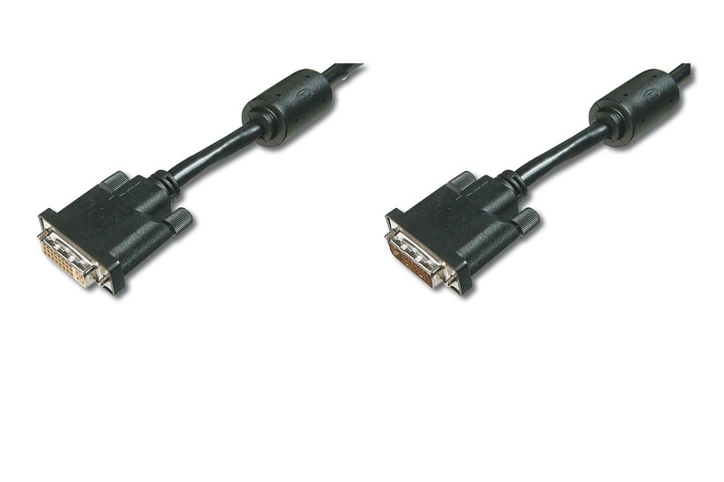 ASSMANN Electronic AK-110033 DVI-D DVI-D F Schwarz Kabelschnittstellen-/adapter