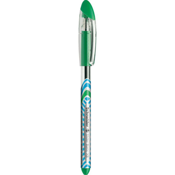 Schneider Slider Basic XB Stick ballpoint pen Extradick Grün