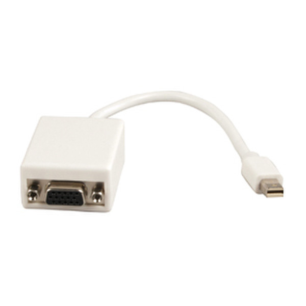 MyCom Mini DisplayPort/VGA Mini DisplayPort 1.1a VGA Weiß Kabelschnittstellen-/adapter