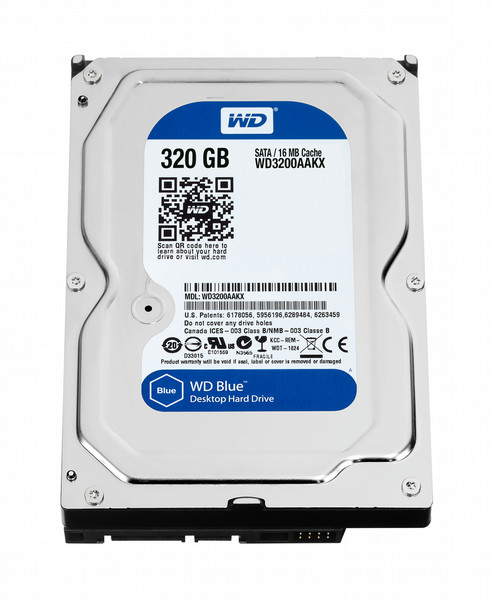 Western Digital Blue, 320GB 320GB SATA Interne Festplatte