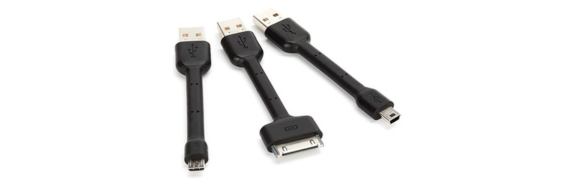 Griffin GC17097 0.1m Mini-USB B Micro-USB B Black USB cable