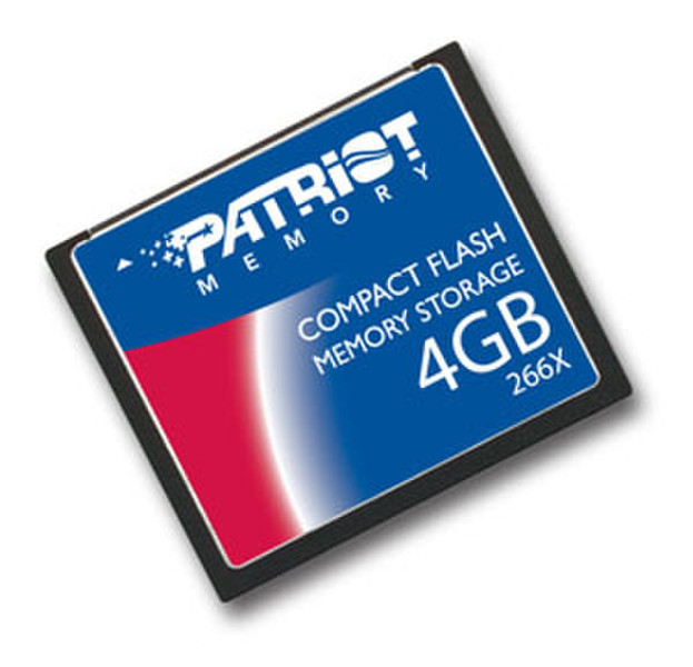 Patriot Memory PSF4G266CF 4ГБ CompactFlash карта памяти